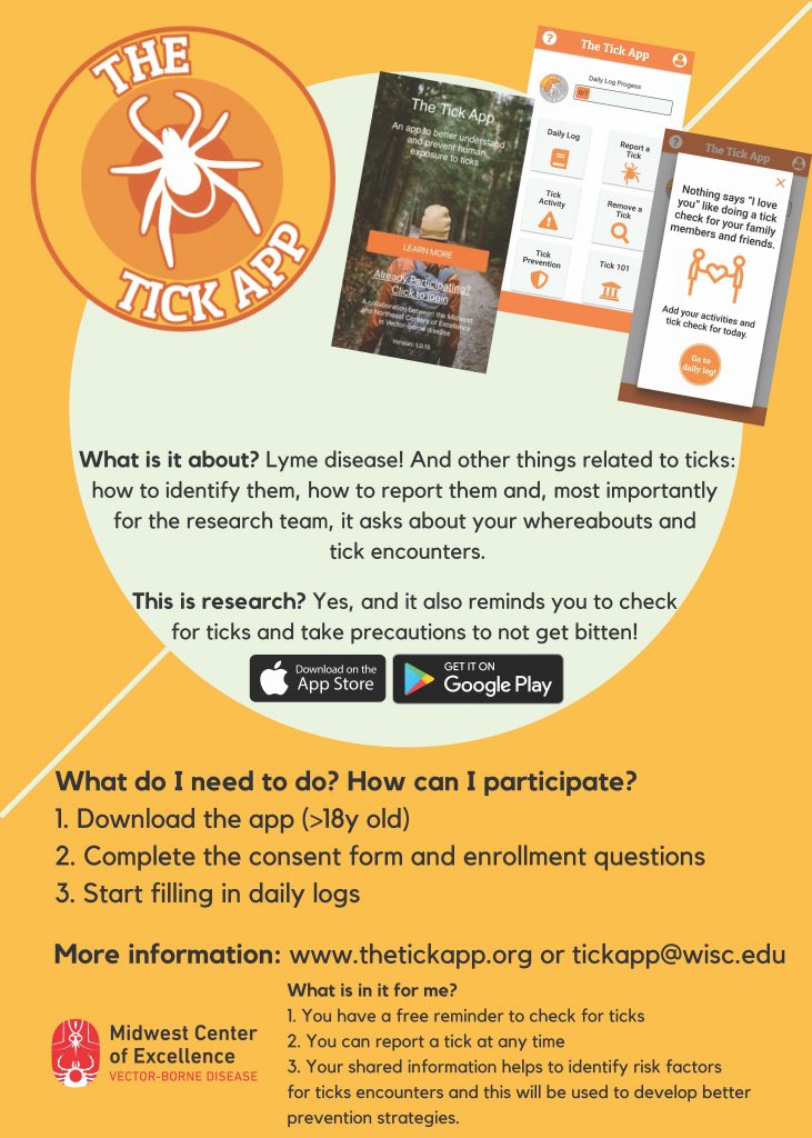 Tick app launch graphic