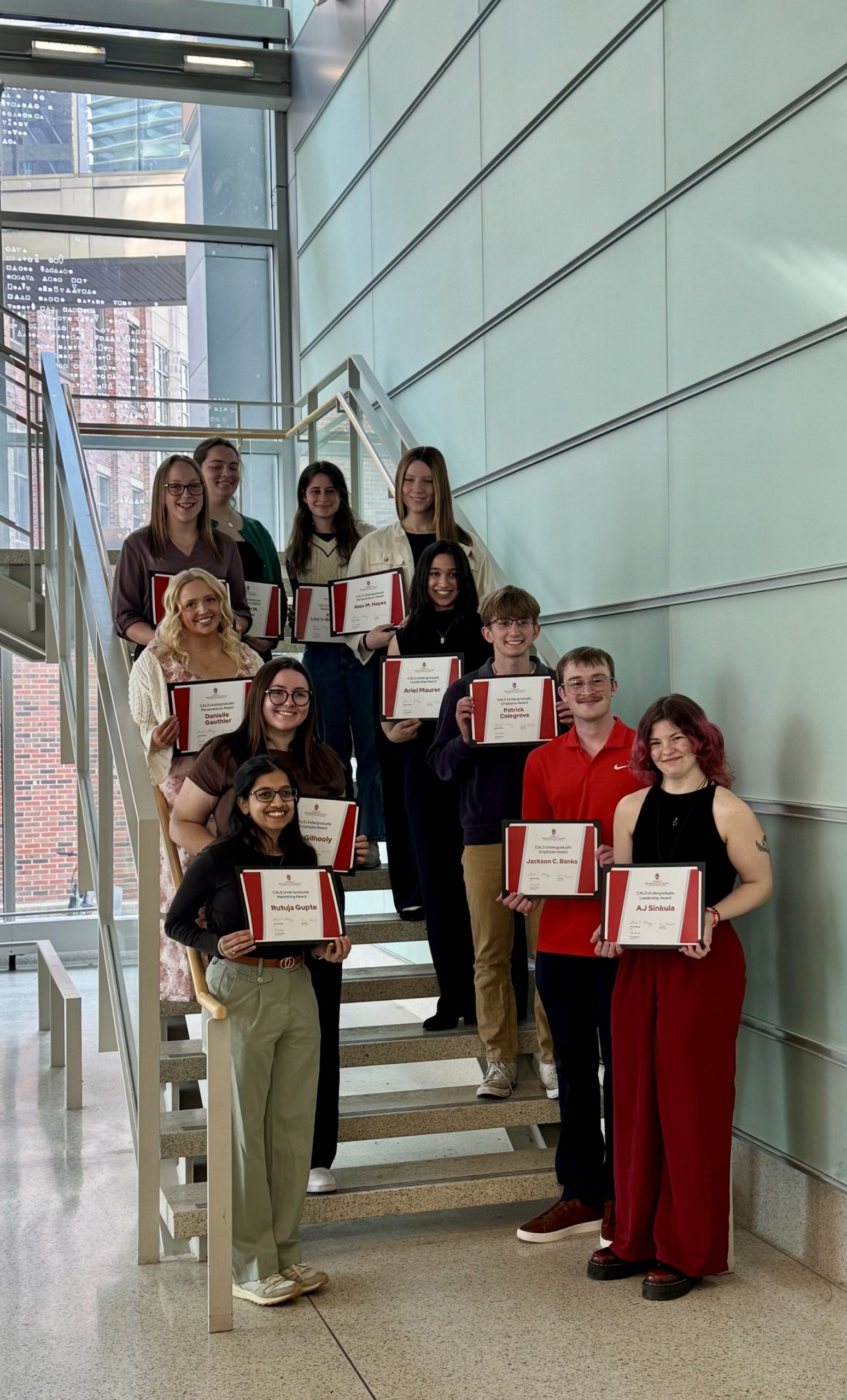 group photo of award recipients