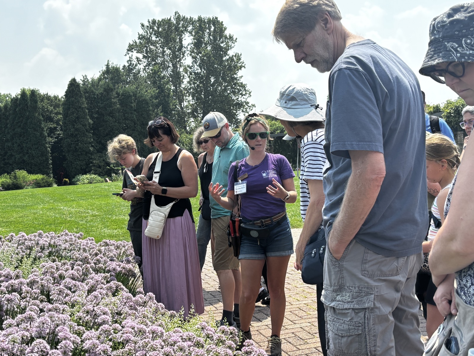 Outdoor guided walk during 2025 Wisconsin Insect Fest